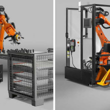 Mineralguss Maschinengestell für stabilen Sechsachs-Roboter